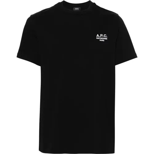 A.p.c. - Tops > T-Shirts - Black - A.p.c. - Modalova