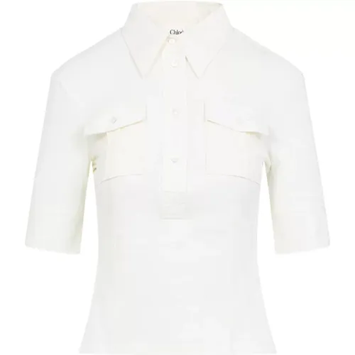 Tops > Polo Shirts - - Chloé - Modalova