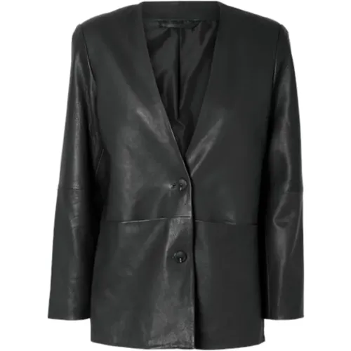 Jackets > Leather Jackets - - Selected Femme - Modalova