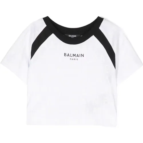 Kids > Tops > T-Shirts - - Balmain - Modalova