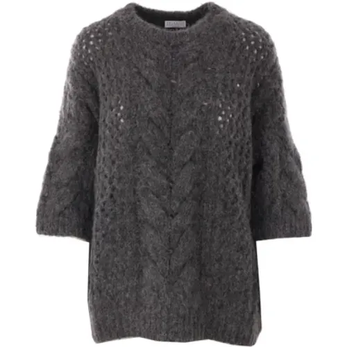 Knitwear > Round-neck Knitwear - - BRUNELLO CUCINELLI - Modalova