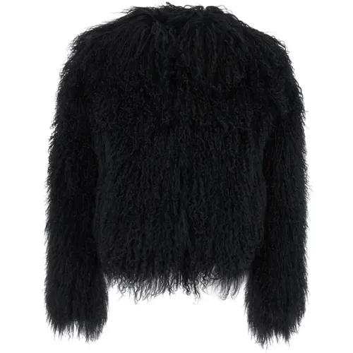 Jackets > Faux Fur & Shearling Jackets - - Plain Units - Modalova