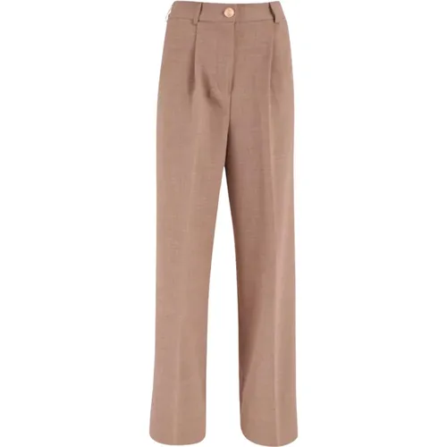 Trousers > Wide Trousers - - YES ZEE - Modalova