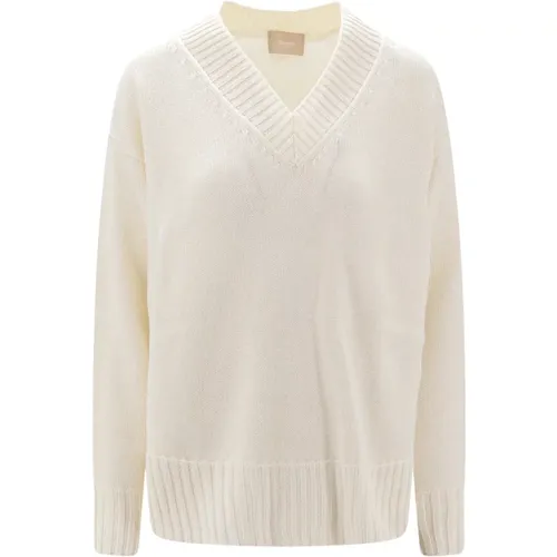 Knitwear > V-neck Knitwear - - Drumohr - Modalova