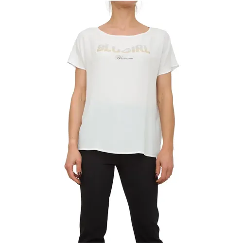 Blugirl - Tops > T-Shirts - White - Blugirl - Modalova