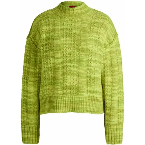 Knitwear > Round-neck Knitwear - - Hugo Boss - Modalova