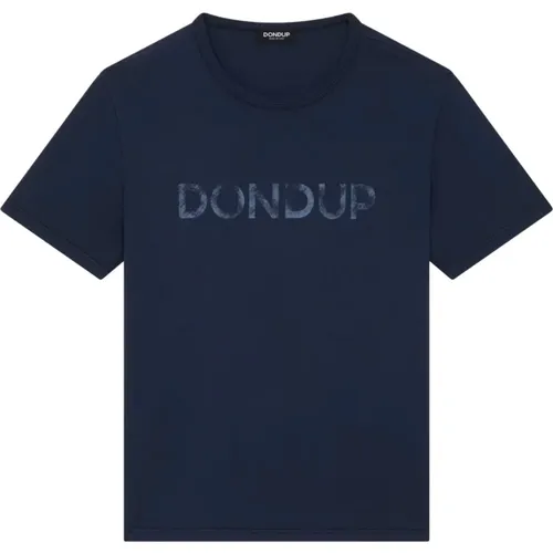 Dondup - Tops > T-Shirts - Blue - Dondup - Modalova