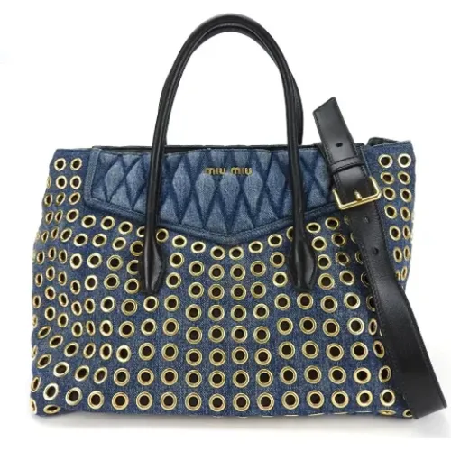 Pre-owned > Pre-owned Bags > Pre-owned Tote Bags - - Miu Miu Pre-owned - Modalova