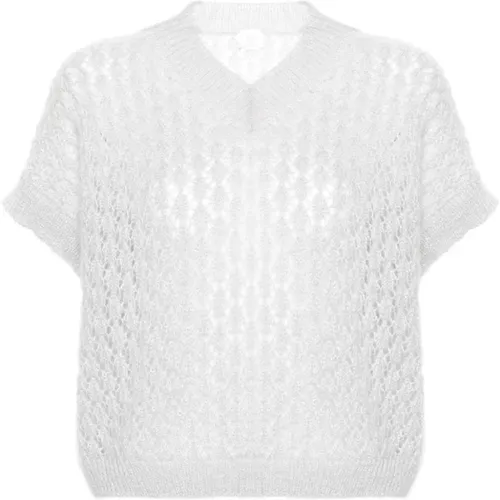 Knitwear > V-neck Knitwear - - Eleventy - Modalova