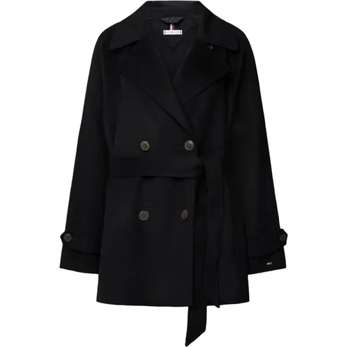 Coats > Double-Breasted Coats - - Tommy Hilfiger - Modalova