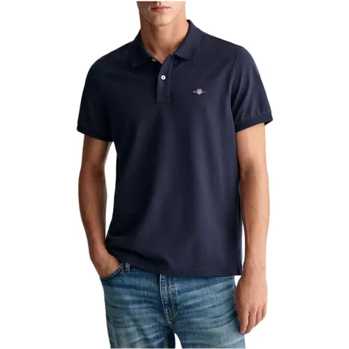 Gant - Tops > Polo Shirts - Blue - Gant - Modalova