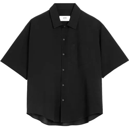 Shirts > Short Sleeve Shirts - - Ami Paris - Modalova