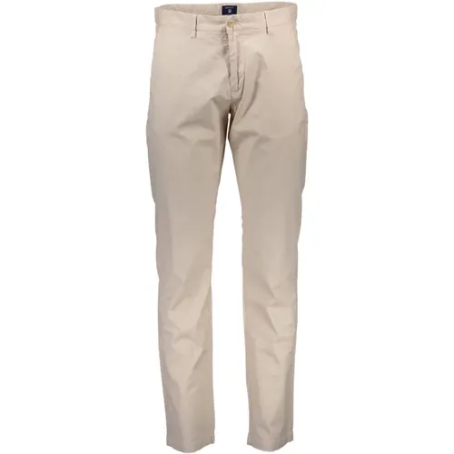 Gant - Trousers > Chinos - Beige - Gant - Modalova