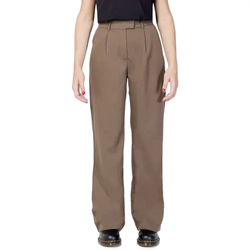 Vila - Pantalons - Brun - Vila - Modalova