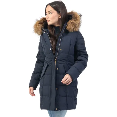 YES ZEE - Coats > Parkas - Blue - YES ZEE - Modalova