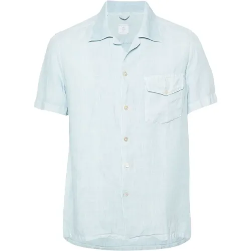 Shirts > Short Sleeve Shirts - - Eleventy - Modalova