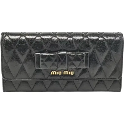 Pre-owned > Pre-owned Accessories > Pre-owned Wallets - - Miu Miu Pre-owned - Modalova