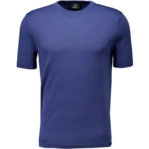 Genti - Tops > T-Shirts - Blue - Genti - Modalova