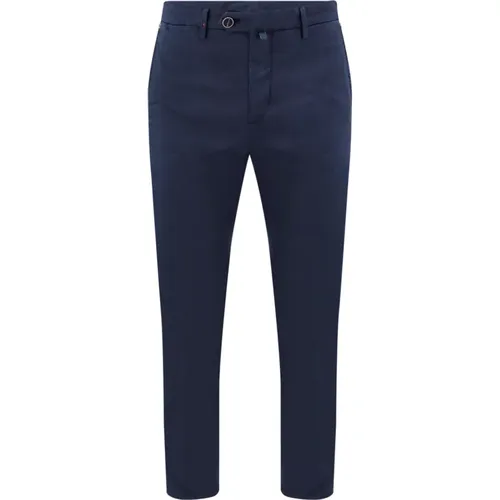 Kiton - Trousers > Chinos - Blue - Kiton - Modalova