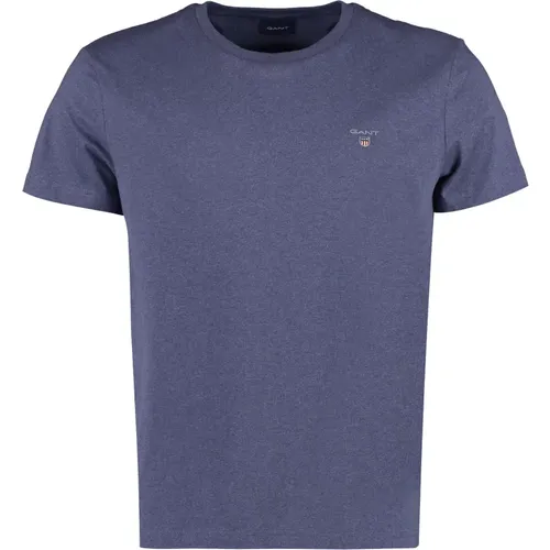 Gant - Tops > T-Shirts - Blue - Gant - Modalova