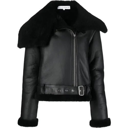 Jackets > Leather Jackets - - JW Anderson - Modalova