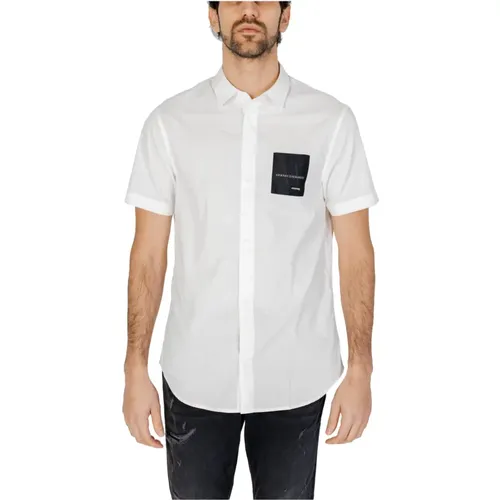 Shirts > Short Sleeve Shirts - - Armani Exchange - Modalova