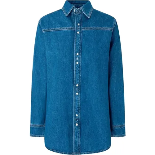 Blouses & Shirts > Denim Shirts - - Pepe Jeans - Modalova