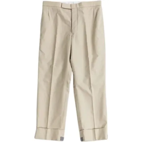 Trousers > Straight Trousers - - Thom Browne - Modalova