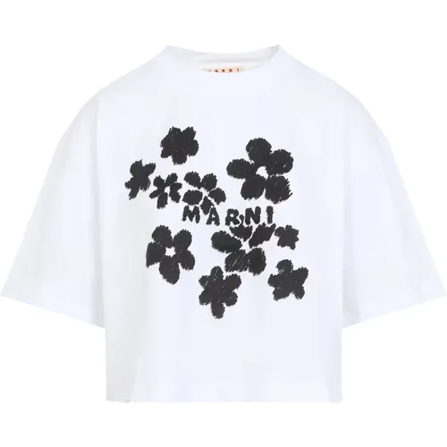 Marni - Tops > T-Shirts - White - Marni - Modalova