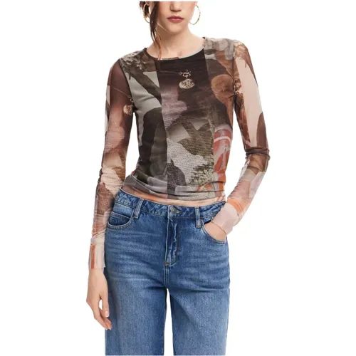 Tops > Long Sleeve Tops - - Desigual - Modalova