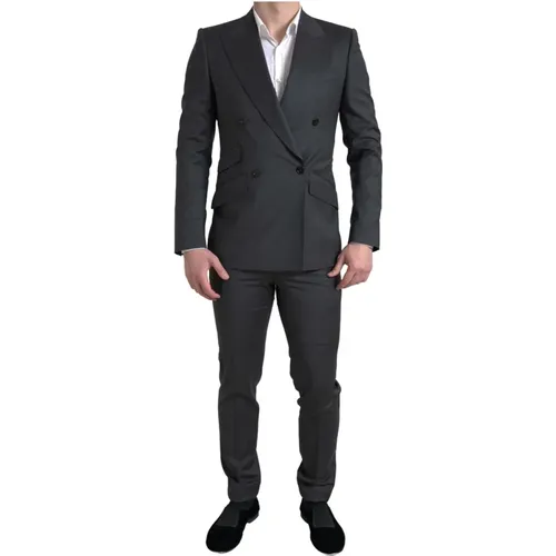 Suits > Suit Sets > Double Breasted Suits - - Dolce & Gabbana - Modalova