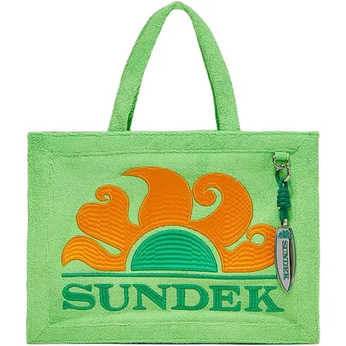 Sundek - Bags > Tote Bags - Green - Sundek - Modalova