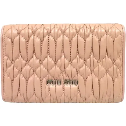 Pre-owned > Pre-owned Accessories > Pre-owned Wallets - - Miu Miu Pre-owned - Modalova