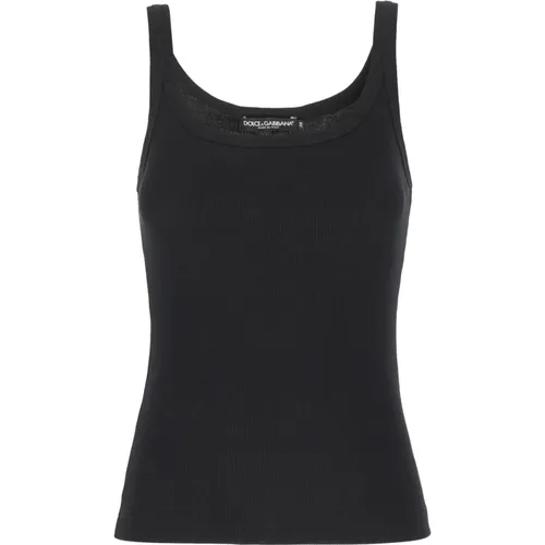 Tops > Sleeveless Tops - - Dolce & Gabbana - Modalova