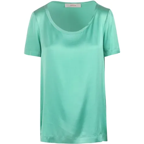 Jucca - Tops > T-Shirts - Green - Jucca - Modalova