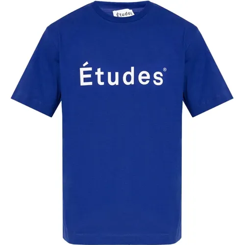 Études - Tops > T-Shirts - Blue - Études - Modalova