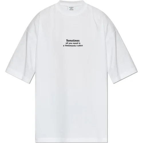 Tops > T-Shirts - - Vetements - Modalova