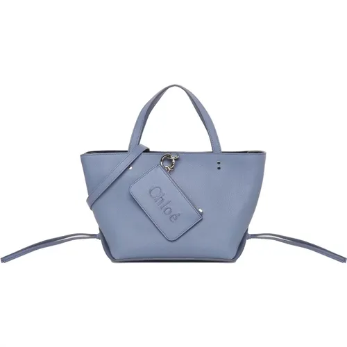 Chloé - Bags > Handbags - Blue - Chloé - Modalova