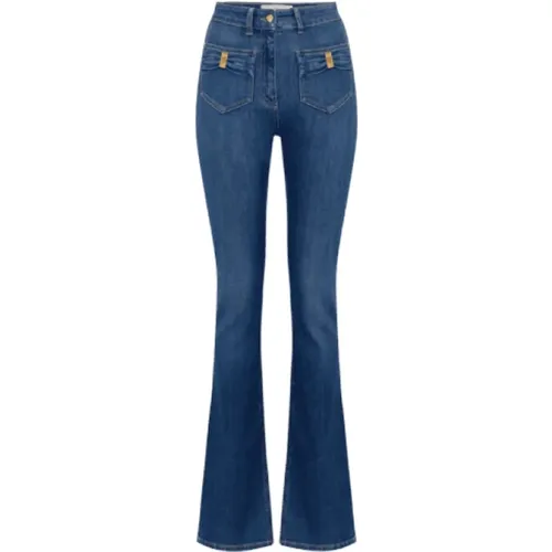 Jeans > Boot-cut Jeans - - Elisabetta Franchi - Modalova