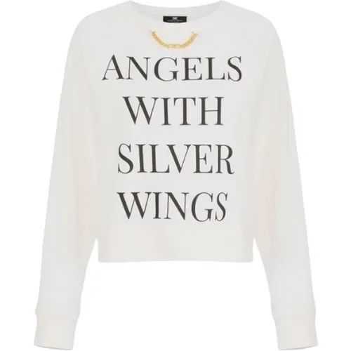 Sweatshirts & Hoodies > Sweatshirts - - Elisabetta Franchi - Modalova