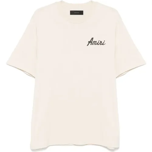 Amiri - Tops > T-Shirts - Beige - Amiri - Modalova