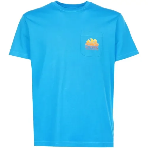 Sundek - Tops > T-Shirts - Blue - Sundek - Modalova