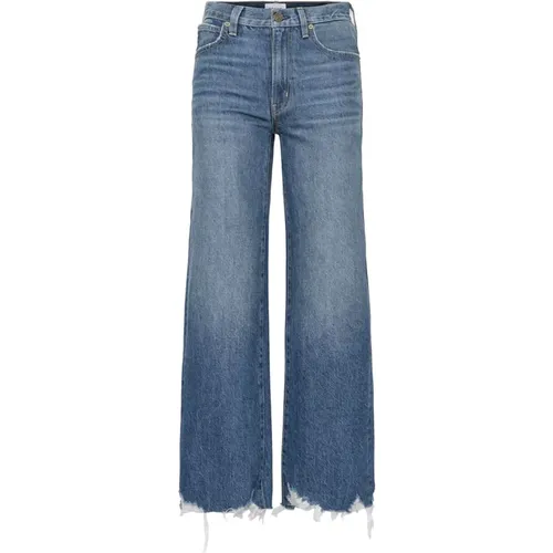 Frame - Jeans > Wide Jeans - Blue - Frame - Modalova
