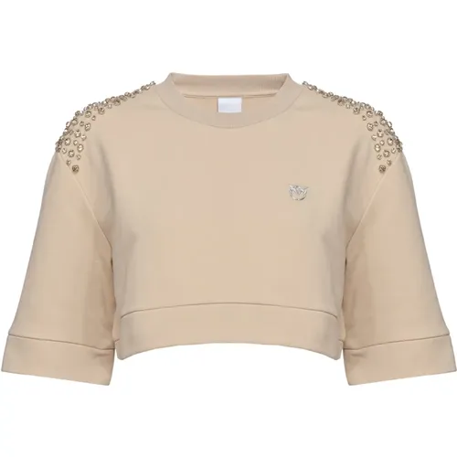 Pinko - Tops > T-Shirts - Beige - pinko - Modalova