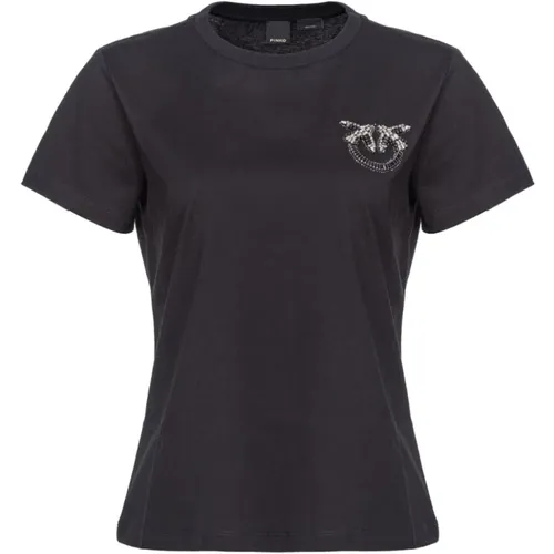 Pinko - Tops > T-Shirts - Black - pinko - Modalova