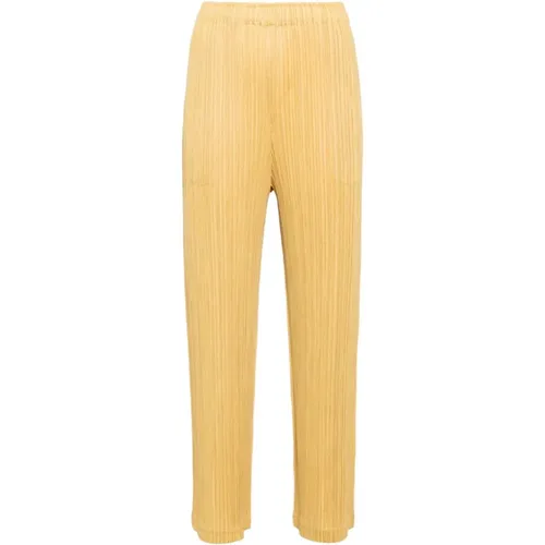 Trousers > Straight Trousers - - Issey Miyake - Modalova