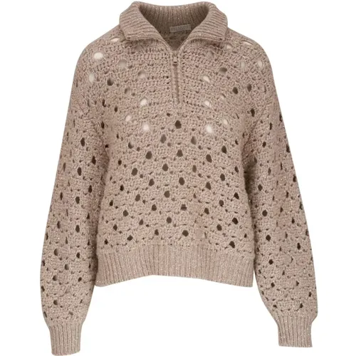 Knitwear > Cashmere Knitwear - - BRUNELLO CUCINELLI - Modalova