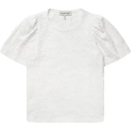 Munthe - Tops > T-Shirts - White - Munthe - Modalova