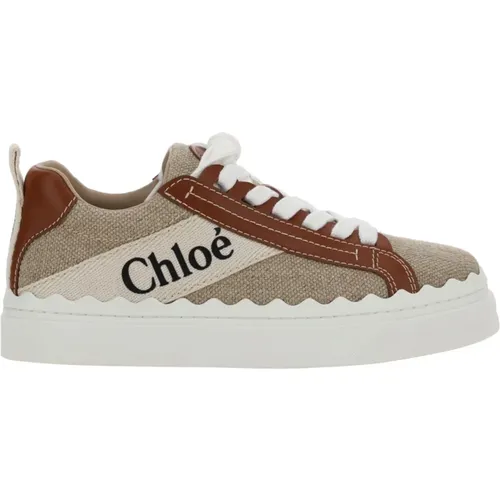 Chloé - Shoes > Sneakers - Beige - Chloé - Modalova