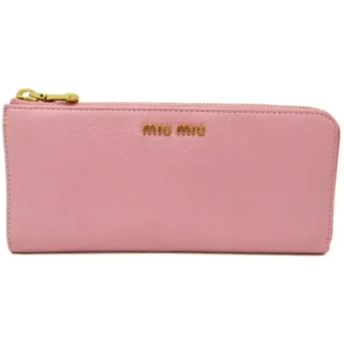 Pre-owned > Pre-owned Accessories > Pre-owned Wallets - - Miu Miu Pre-owned - Modalova